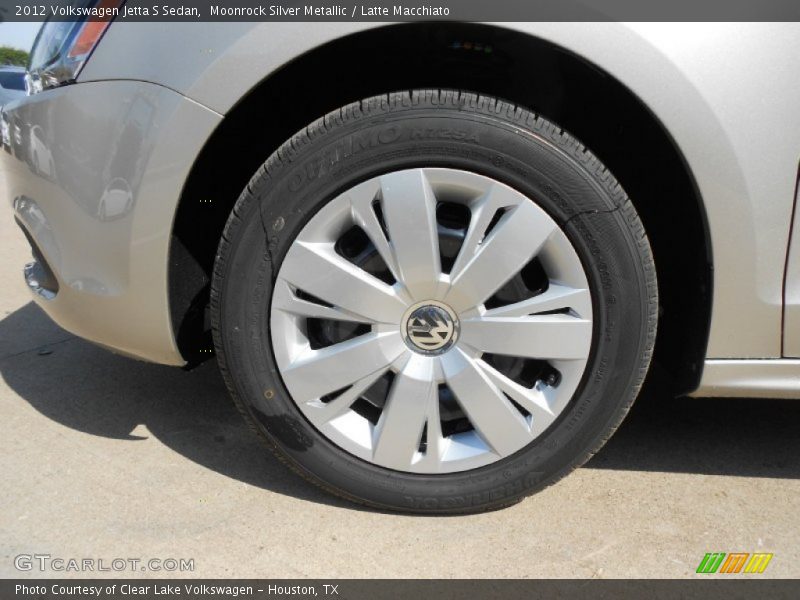 Moonrock Silver Metallic / Latte Macchiato 2012 Volkswagen Jetta S Sedan