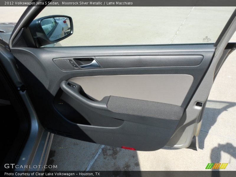 Moonrock Silver Metallic / Latte Macchiato 2012 Volkswagen Jetta S Sedan