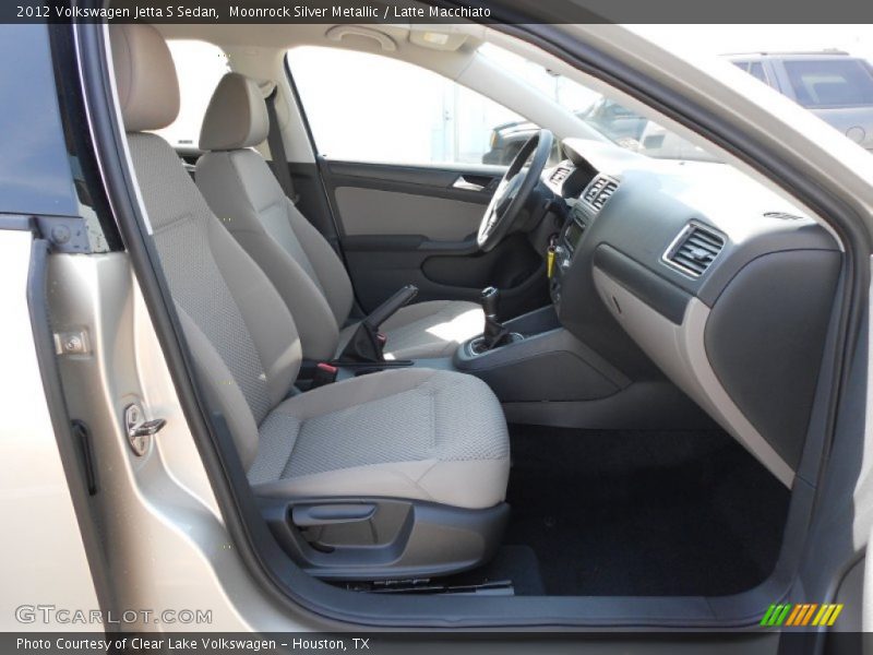 Moonrock Silver Metallic / Latte Macchiato 2012 Volkswagen Jetta S Sedan