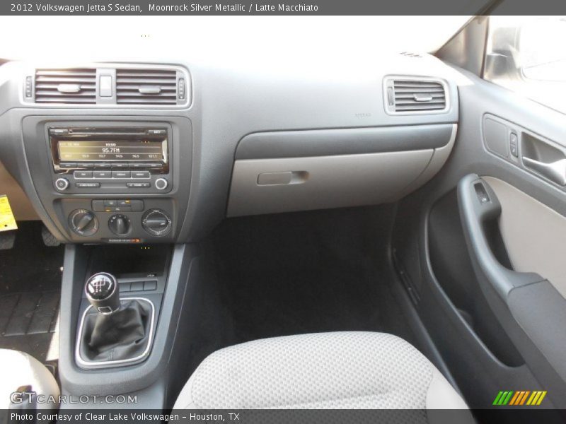 Moonrock Silver Metallic / Latte Macchiato 2012 Volkswagen Jetta S Sedan