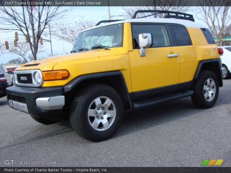 Sun Fusion / Dark Charcoal 2007 Toyota FJ Cruiser 4WD