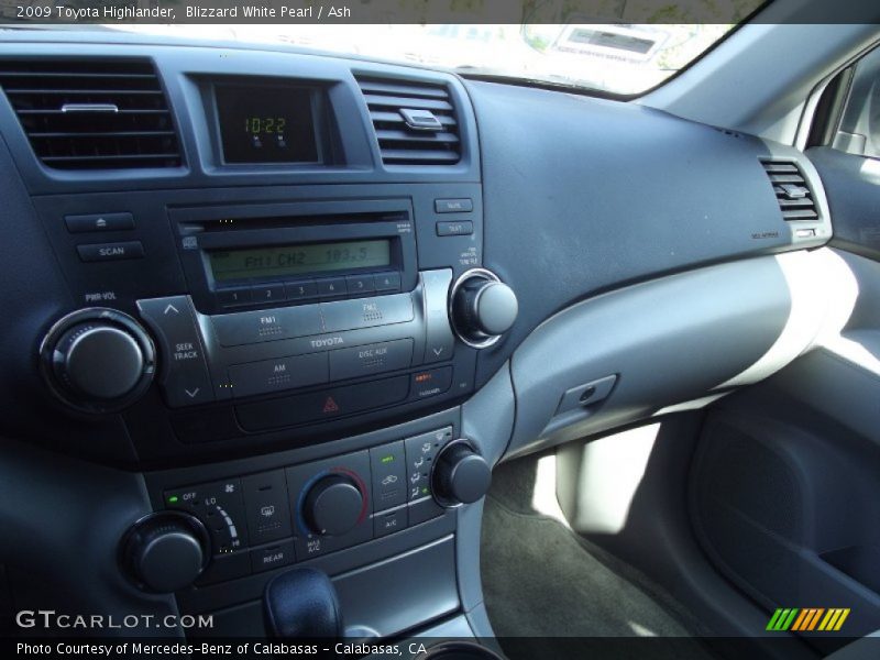Blizzard White Pearl / Ash 2009 Toyota Highlander