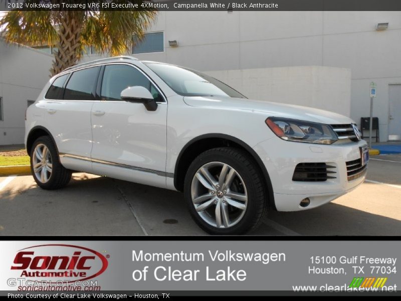 Campanella White / Black Anthracite 2012 Volkswagen Touareg VR6 FSI Executive 4XMotion