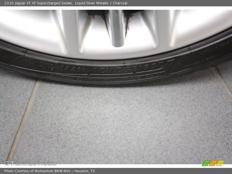 Liquid Silver Metallic / Charcoal 2010 Jaguar XF XF Supercharged Sedan