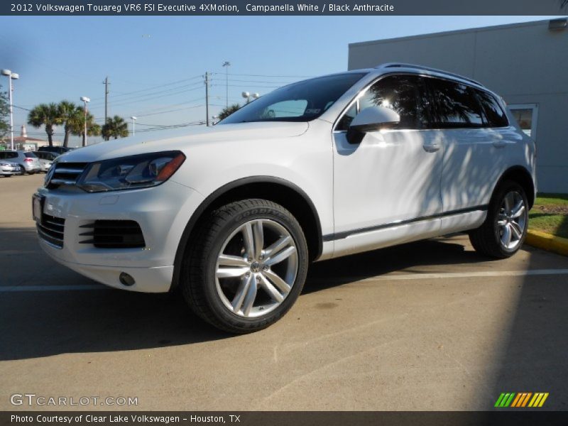 Campanella White / Black Anthracite 2012 Volkswagen Touareg VR6 FSI Executive 4XMotion