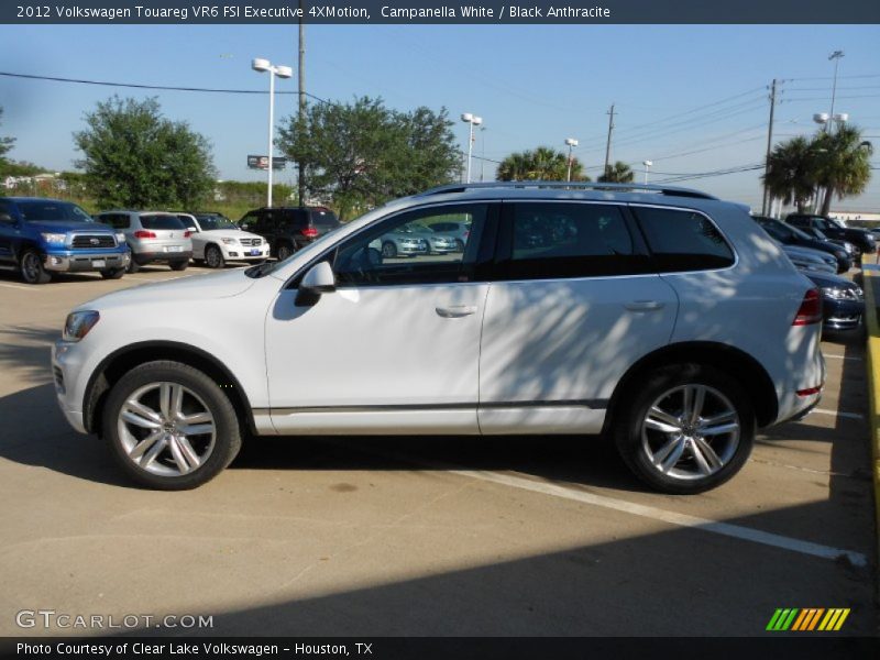 Campanella White / Black Anthracite 2012 Volkswagen Touareg VR6 FSI Executive 4XMotion