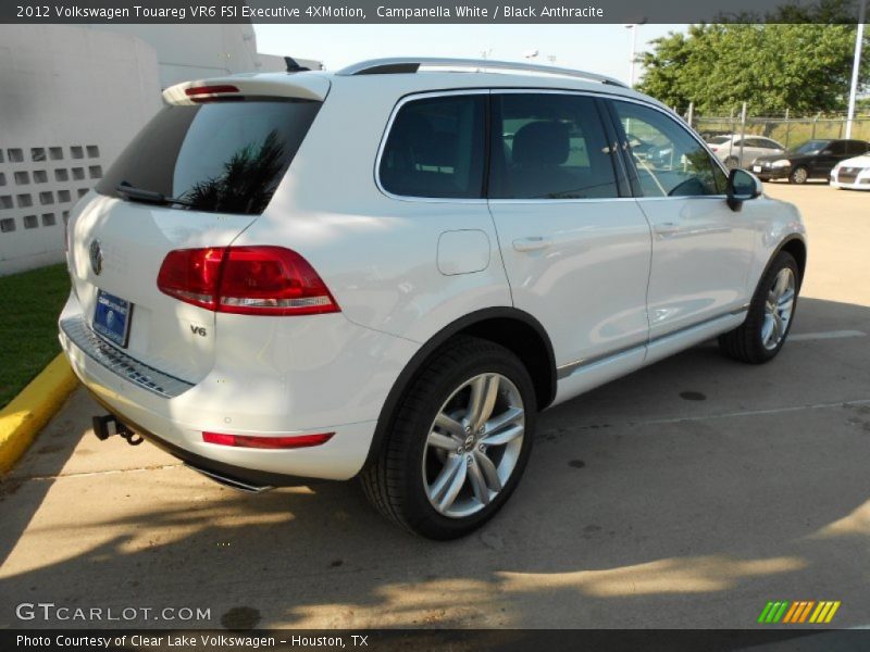 Campanella White / Black Anthracite 2012 Volkswagen Touareg VR6 FSI Executive 4XMotion