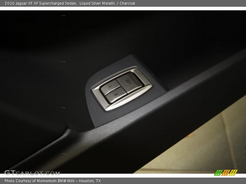 Liquid Silver Metallic / Charcoal 2010 Jaguar XF XF Supercharged Sedan