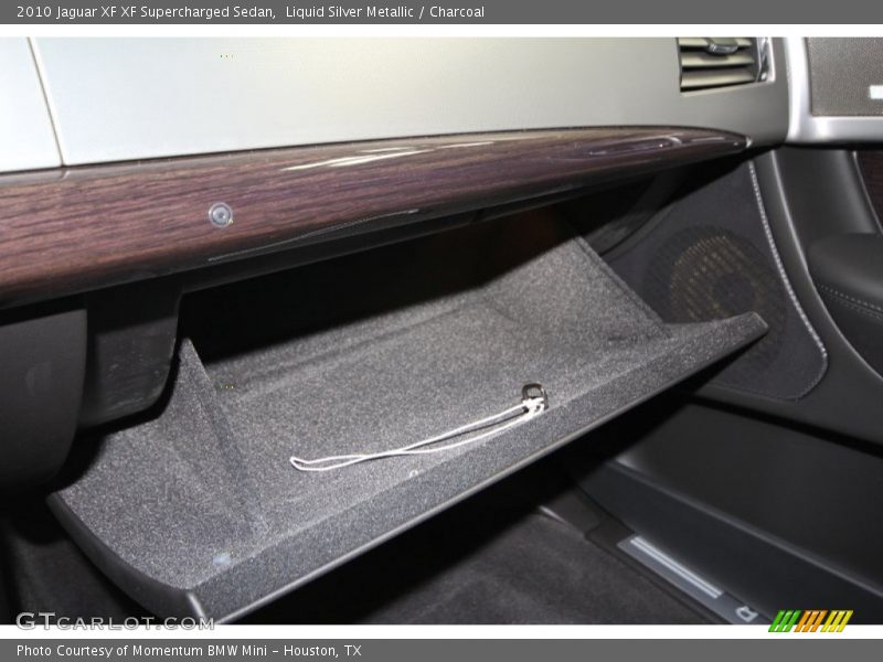 Liquid Silver Metallic / Charcoal 2010 Jaguar XF XF Supercharged Sedan