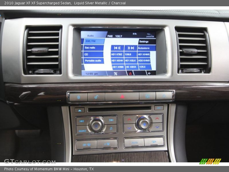 Liquid Silver Metallic / Charcoal 2010 Jaguar XF XF Supercharged Sedan
