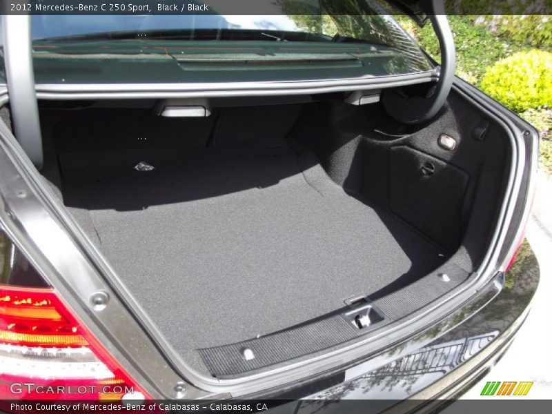 Black / Black 2012 Mercedes-Benz C 250 Sport