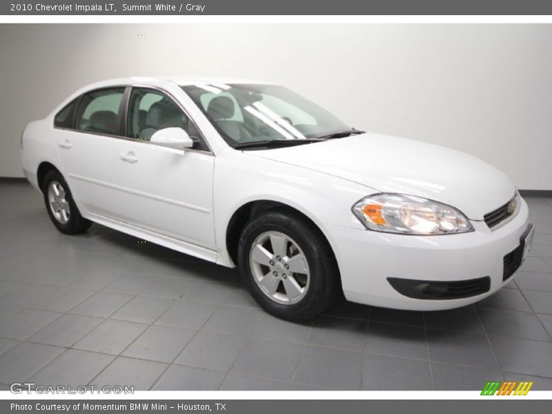 Summit White / Gray 2010 Chevrolet Impala LT
