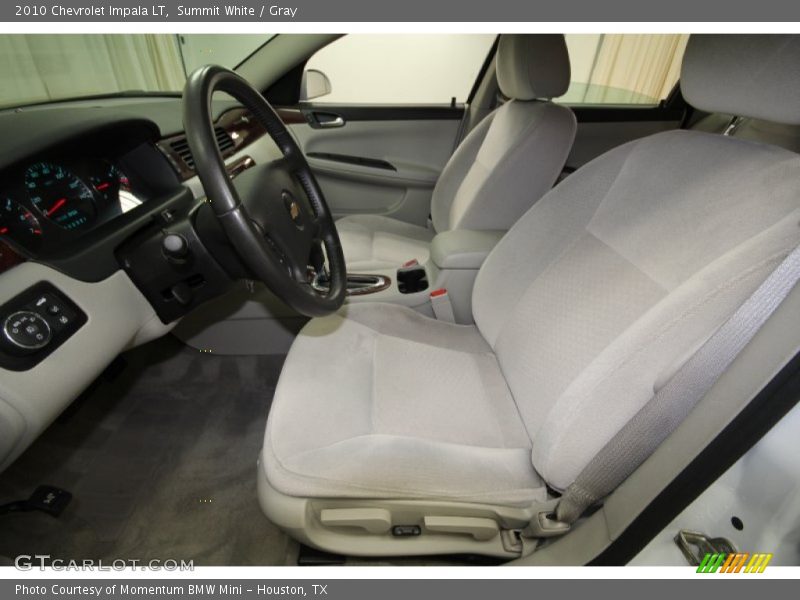 Summit White / Gray 2010 Chevrolet Impala LT
