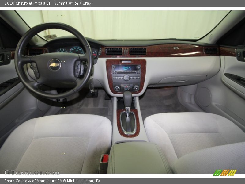 Summit White / Gray 2010 Chevrolet Impala LT