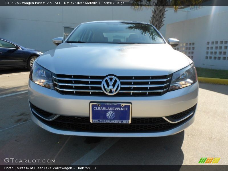 Reflex Silver Metallic / Cornsilk Beige 2012 Volkswagen Passat 2.5L SEL