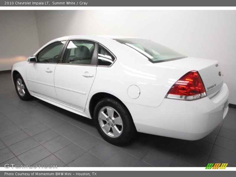 Summit White / Gray 2010 Chevrolet Impala LT