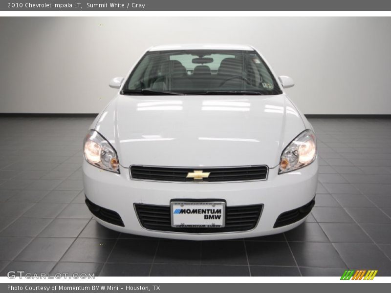 Summit White / Gray 2010 Chevrolet Impala LT