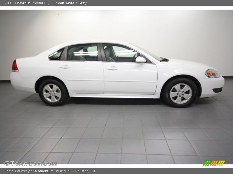 Summit White / Gray 2010 Chevrolet Impala LT