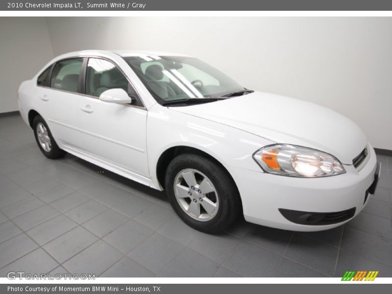 Summit White / Gray 2010 Chevrolet Impala LT