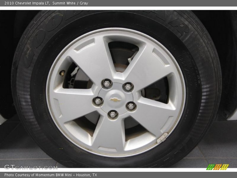 Summit White / Gray 2010 Chevrolet Impala LT
