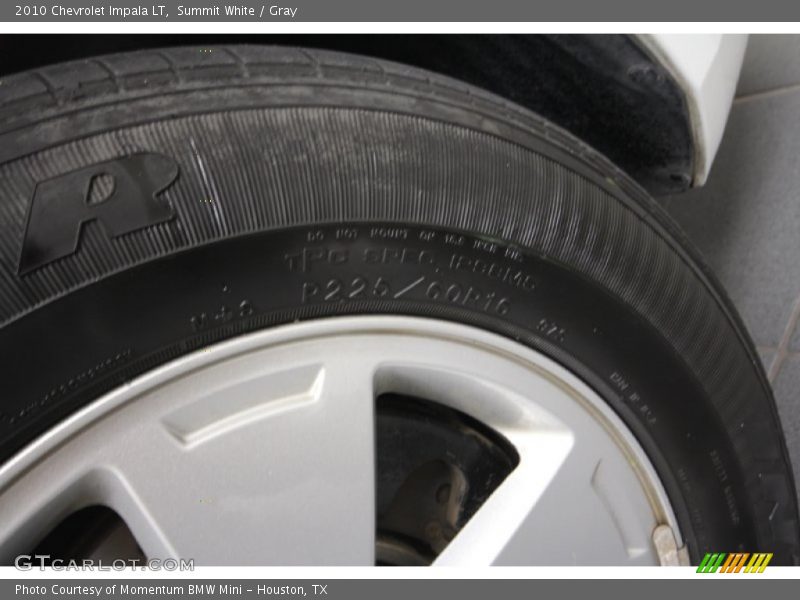 Summit White / Gray 2010 Chevrolet Impala LT