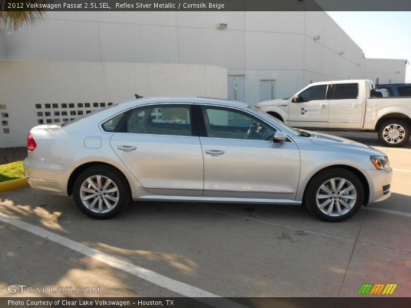 Reflex Silver Metallic / Cornsilk Beige 2012 Volkswagen Passat 2.5L SEL