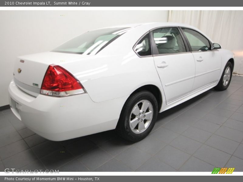 Summit White / Gray 2010 Chevrolet Impala LT