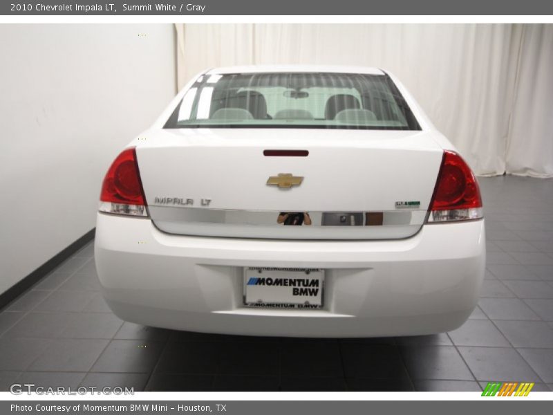 Summit White / Gray 2010 Chevrolet Impala LT