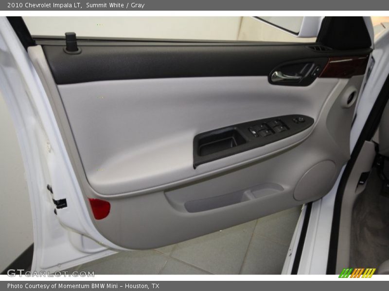 Summit White / Gray 2010 Chevrolet Impala LT