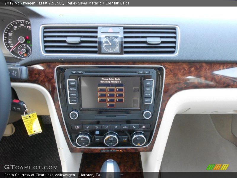 Reflex Silver Metallic / Cornsilk Beige 2012 Volkswagen Passat 2.5L SEL