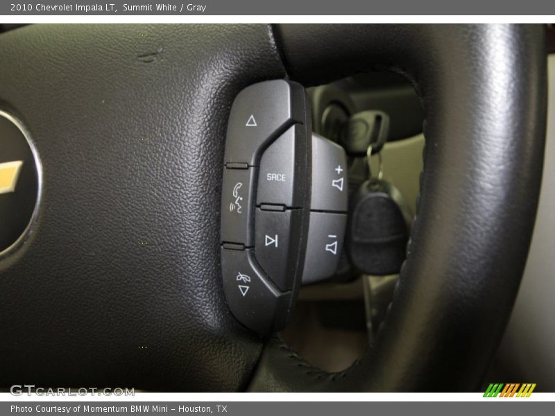 Summit White / Gray 2010 Chevrolet Impala LT