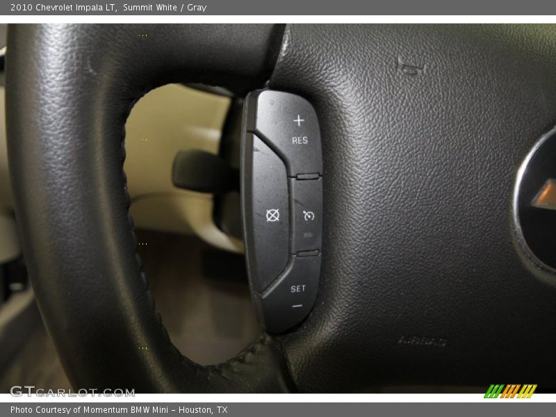 Summit White / Gray 2010 Chevrolet Impala LT