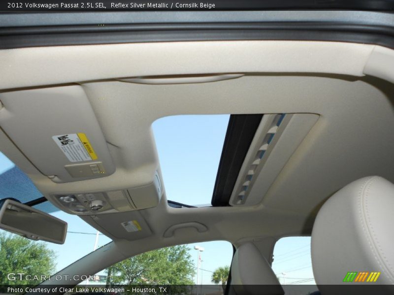 Reflex Silver Metallic / Cornsilk Beige 2012 Volkswagen Passat 2.5L SEL