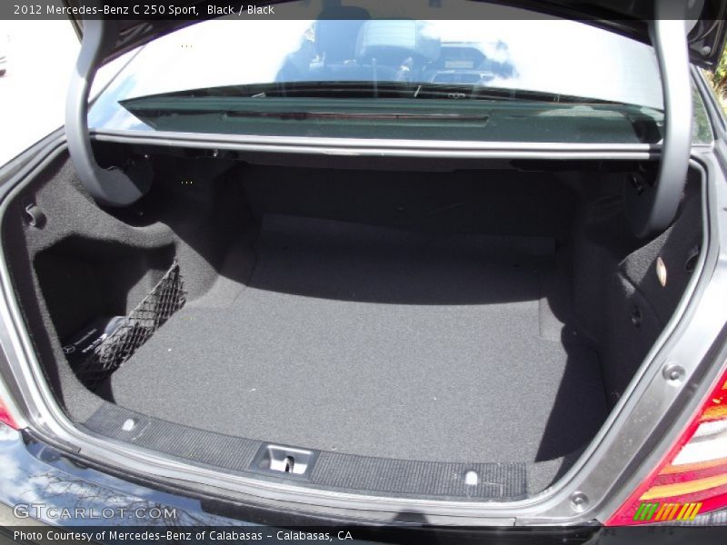 Black / Black 2012 Mercedes-Benz C 250 Sport