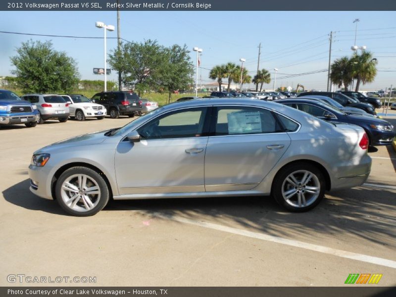 Reflex Silver Metallic / Cornsilk Beige 2012 Volkswagen Passat V6 SEL