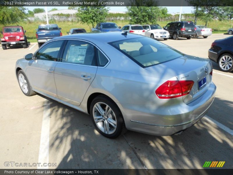 Reflex Silver Metallic / Cornsilk Beige 2012 Volkswagen Passat V6 SEL