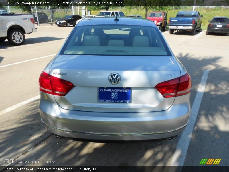 Reflex Silver Metallic / Cornsilk Beige 2012 Volkswagen Passat V6 SEL