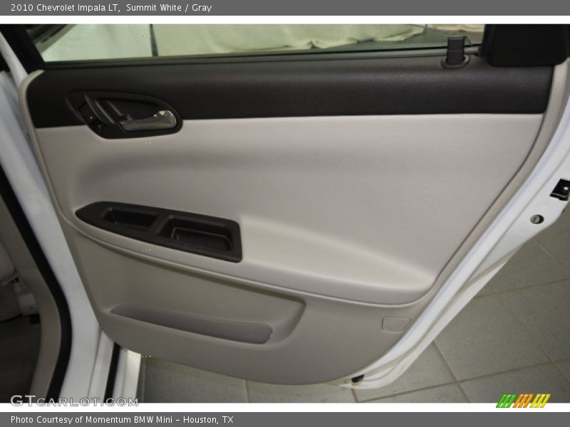 Summit White / Gray 2010 Chevrolet Impala LT