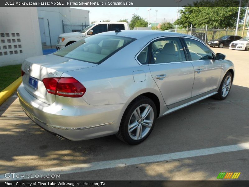 Reflex Silver Metallic / Cornsilk Beige 2012 Volkswagen Passat V6 SEL