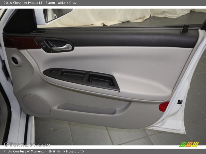Summit White / Gray 2010 Chevrolet Impala LT