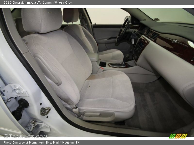 Summit White / Gray 2010 Chevrolet Impala LT