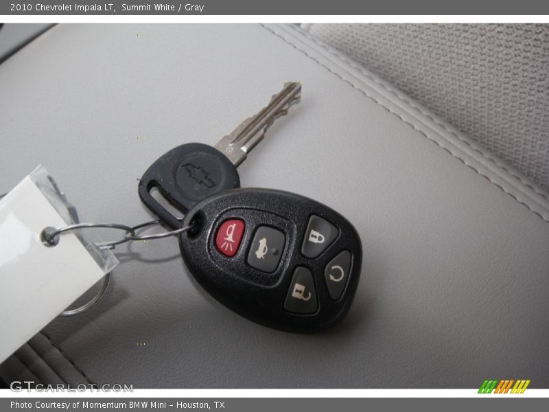 Summit White / Gray 2010 Chevrolet Impala LT