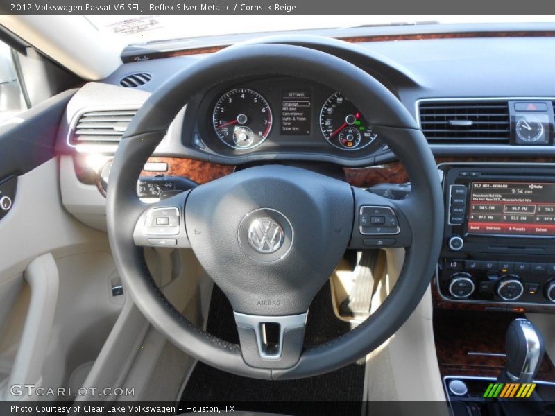 Reflex Silver Metallic / Cornsilk Beige 2012 Volkswagen Passat V6 SEL