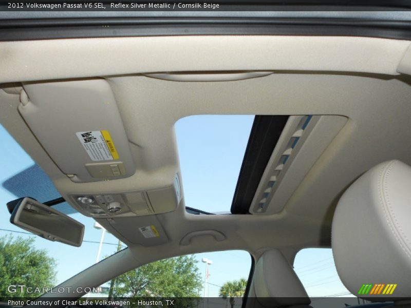 Reflex Silver Metallic / Cornsilk Beige 2012 Volkswagen Passat V6 SEL