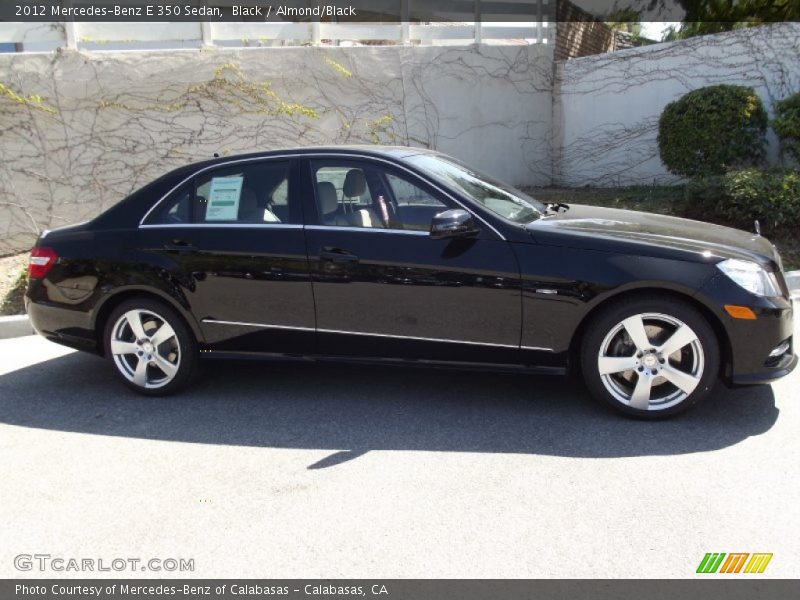 Black / Almond/Black 2012 Mercedes-Benz E 350 Sedan