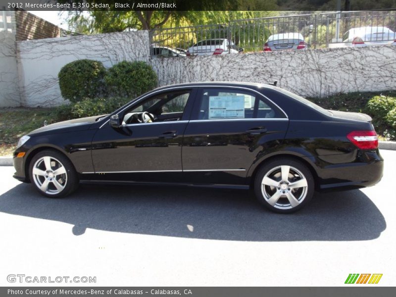 Black / Almond/Black 2012 Mercedes-Benz E 350 Sedan