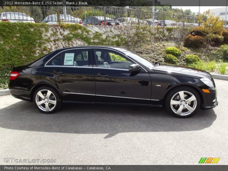 Black / Black 2012 Mercedes-Benz E 350 Sedan