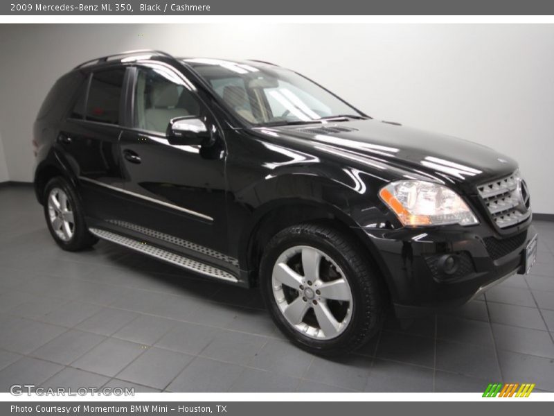 Black / Cashmere 2009 Mercedes-Benz ML 350