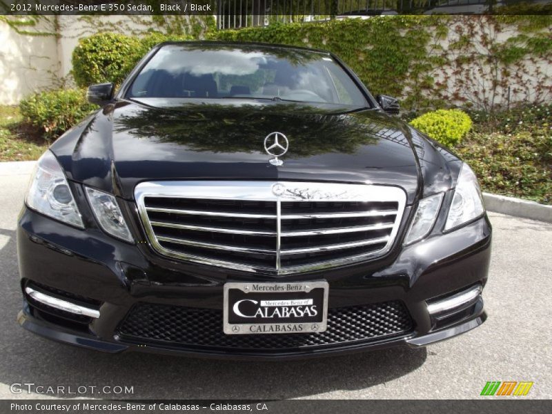 Black / Black 2012 Mercedes-Benz E 350 Sedan