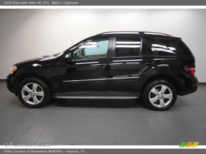 Black / Cashmere 2009 Mercedes-Benz ML 350